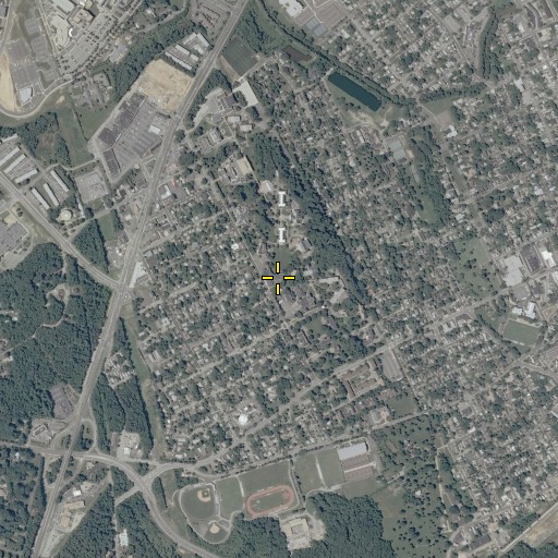 Aerial/Satellite Image of Ball Hall, VA