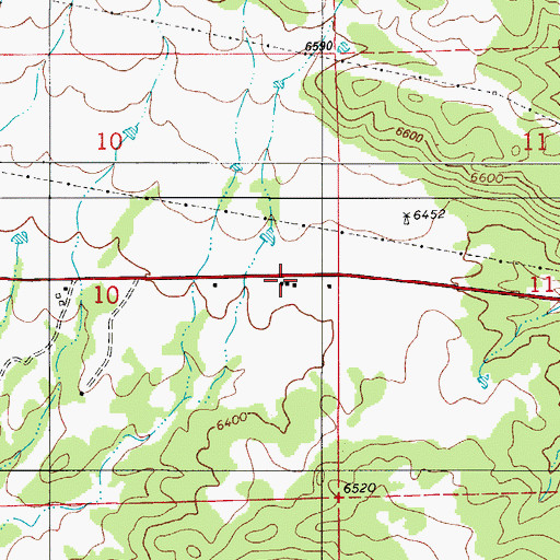 Topographic Map of Browns Fort Heliport, CO