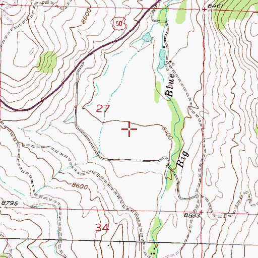 Topographic Map of Fitzpatrick Heliport, CO