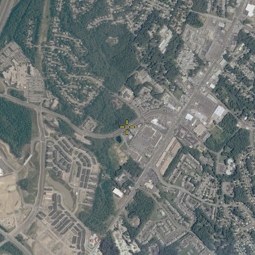 Aerial/Satellite Image of Potomac Community Library, VA