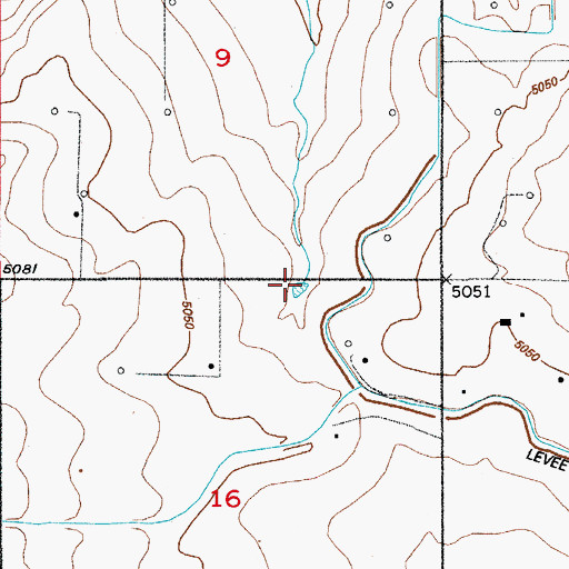 Topographic Map of Suckla Farms Balloonport, CO