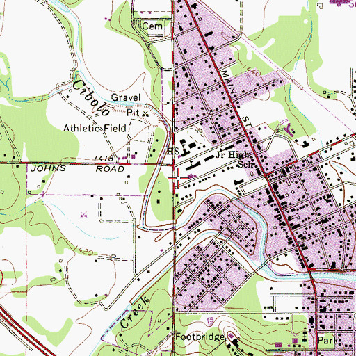 Topographic Map of Jehovahs Witnesses of Boerne, TX