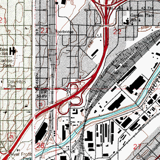 Topographic Map of Regency Heliport, CO