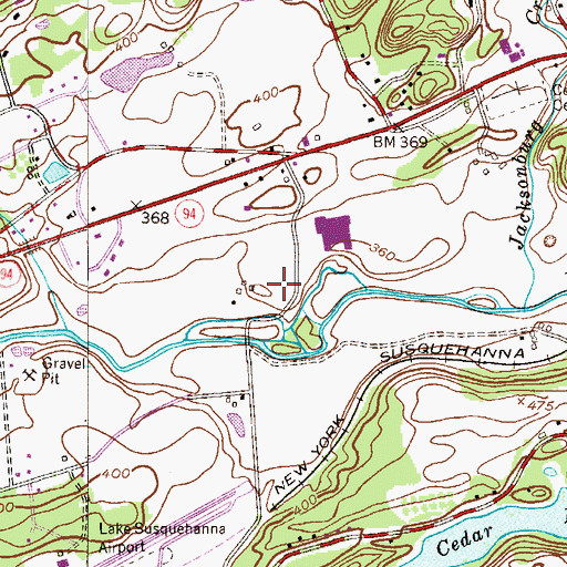 Topographic Map of Evangelical Free Church, NJ