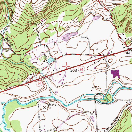 Topographic Map of Lutheran Church of the Good Shepard, NJ
