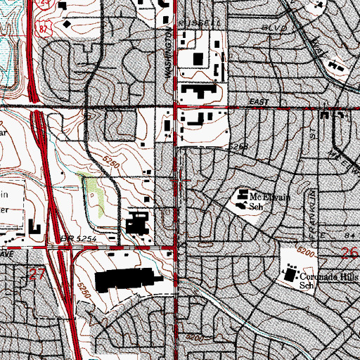 Topographic Map of Capri Heliport, CO