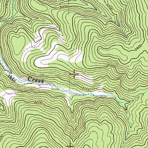 Topographic Map of Beckys Creek Wildlife Management Area, WV