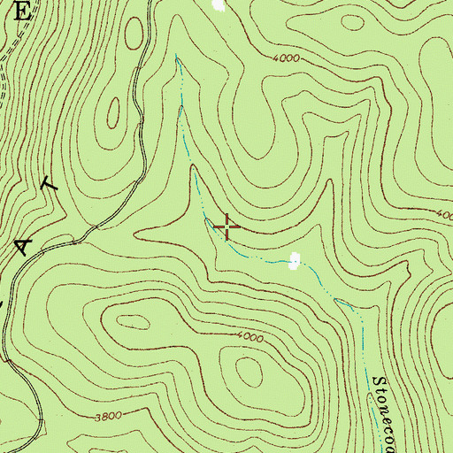 Topographic Map of Cheat Wildlife Management Area, WV