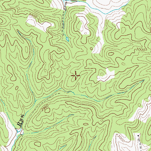 Topographic Map of Little River Wildlife Management Area, WV
