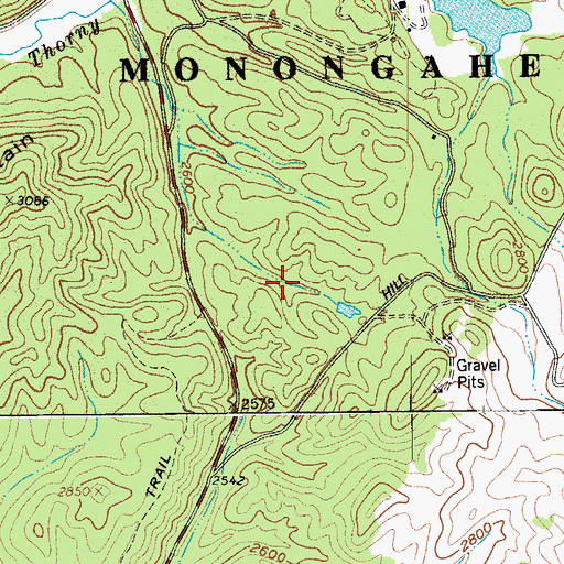 Topographic Map of Rimel Wildlife Management Area, WV