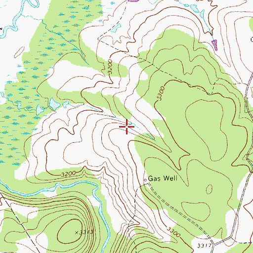 Topographic Map of Canaan Valley National Wildlife Refuge, WV
