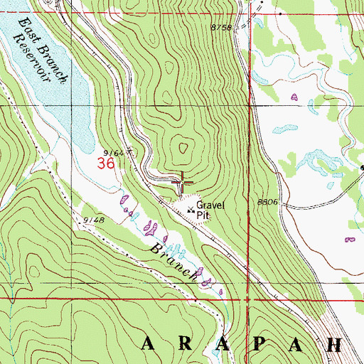 Topographic Map of Amax Mill Heliport, CO