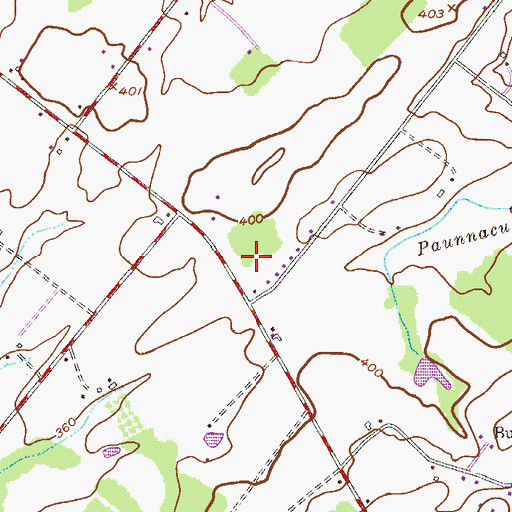 Topographic Map of Midway Volunteer Fire Company - Station 13, PA