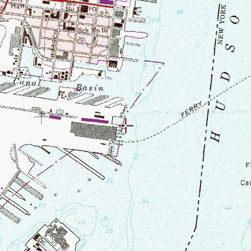 Topographic Map of Pier 2, NJ