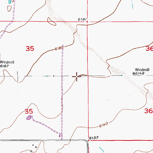 Topographic Map of Colorado Springs East Airport, CO