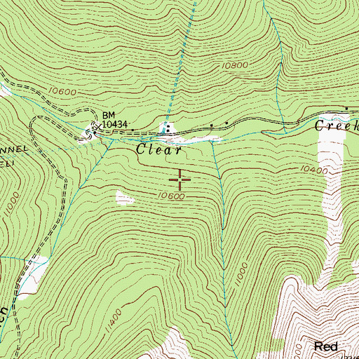 Topographic Map of Henderson Heliport, CO