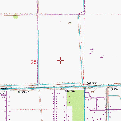 Topographic Map of Cypress Bay High School, FL