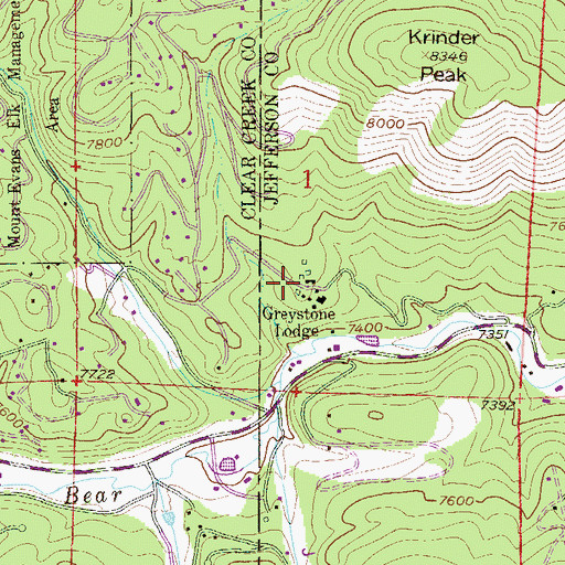 Topographic Map of Greystone Heliport, CO