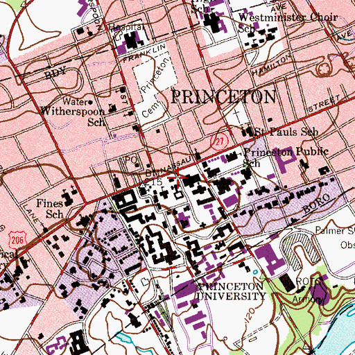 Topographic Map of Henry House, NJ