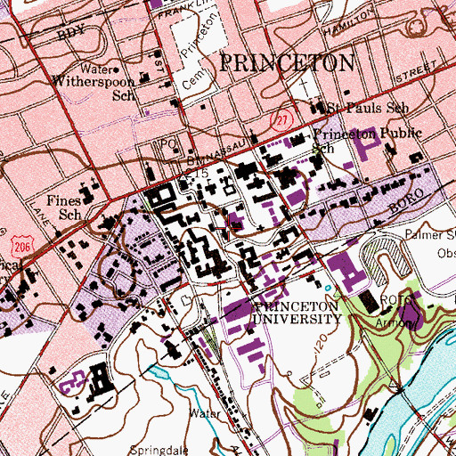 Topographic Map of Dod Hall, NJ