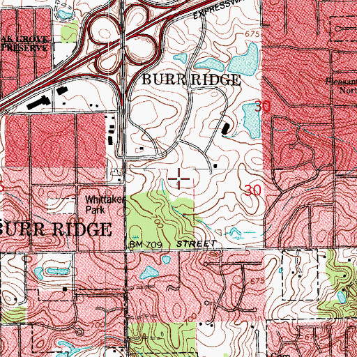 Topographic Map of City of Chicago Correction Farm (historical), IL