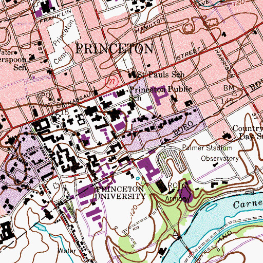 Topographic Map of Tower Club, NJ