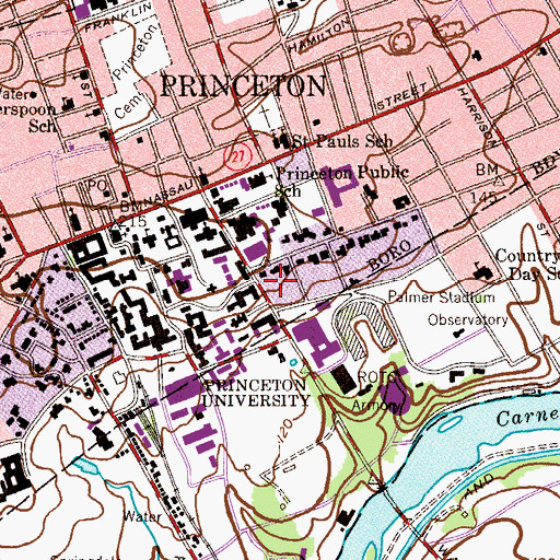 Topographic Map of Terrace Club, NJ