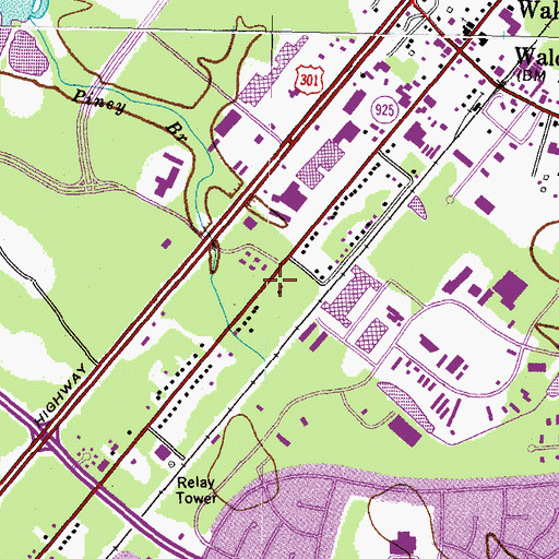 Topographic Map of Civista Surgery Center, MD