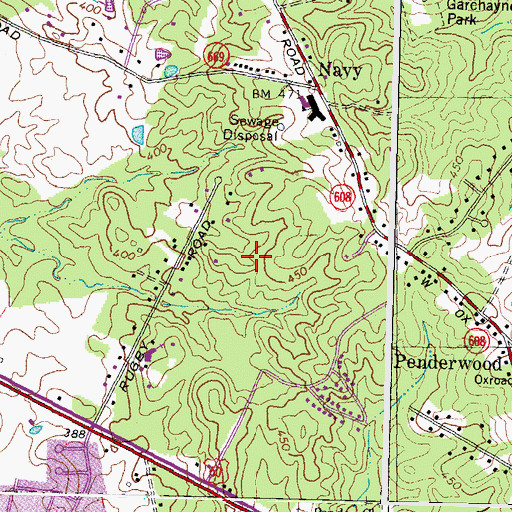 Topographic Map of Fair Oaks Medical Plaza, VA