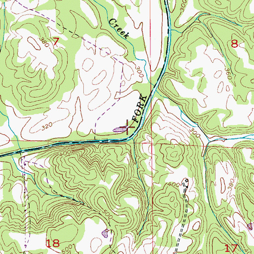 Topographic Map of Baltimore (historical), AL