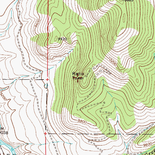 Topographic Map of Granite Heliport, CO