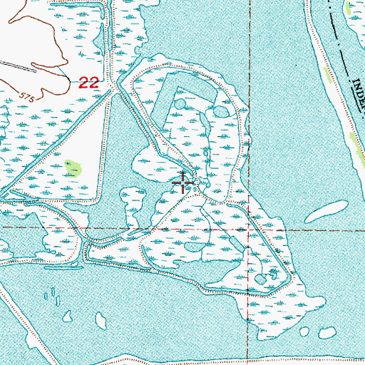 Topographic Map of Great Sulphur Spring, MI