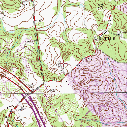 Topographic Map of Deepdale Farm (historical), NJ