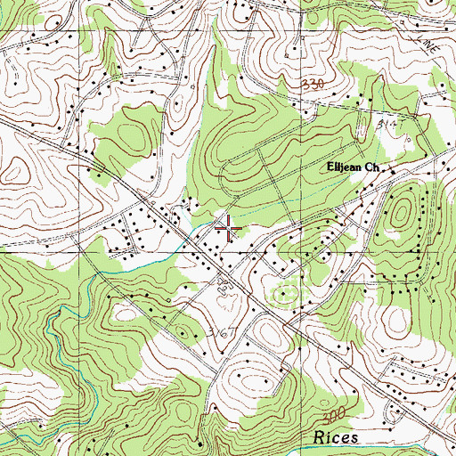 Topographic Map of Maranatha Baptist Church, SC