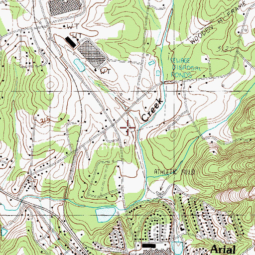 Topographic Map of United Wesleyan Church, SC