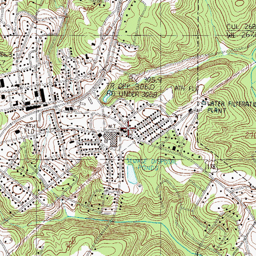 Topographic Map of Restoration Church of Christ of Latterday Saints, SC