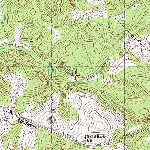 Topographic Map of Cramer Wastewater Treatment Plant, SC