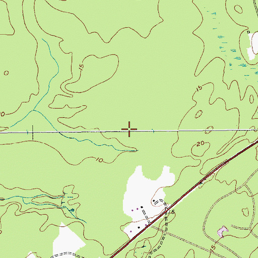 Topographic Map of Thomas C Cario Middle School, SC