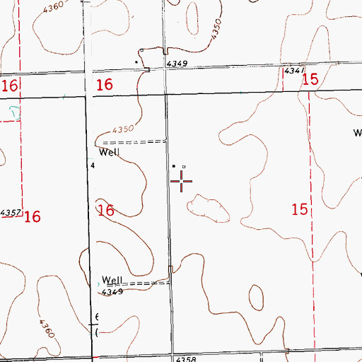 Topographic Map of Hill Airport (historical), CO