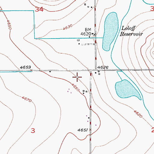 Topographic Map of Branchs Heliport, CO