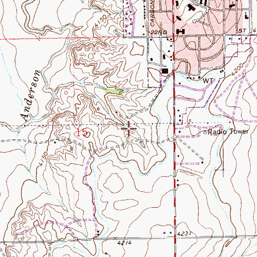 Topographic Map of Arkansas Valley Regional Medical Center Heliport, CO