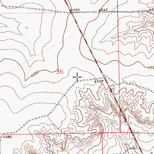 Topographic Map of Carrica Ranch Heliport, CO