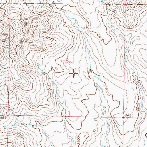 Topographic Map of Spur Cross Ranch Conservation Area, AZ