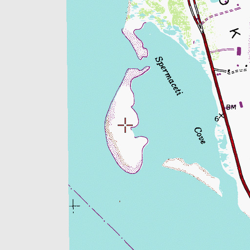 Topographic Map of Skeleton Hill Island, NJ