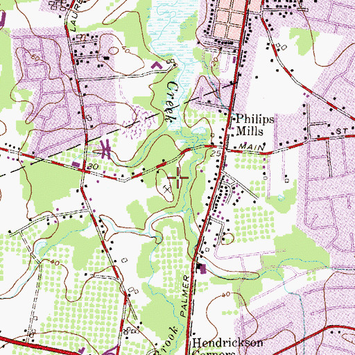 Topographic Map of Allocco Park, NJ