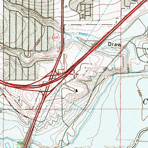 Topographic Map of Chatfield Dam Heliport, CO