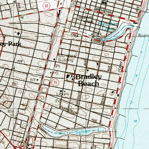 Topographic Map of Church of the Ascension, NJ
