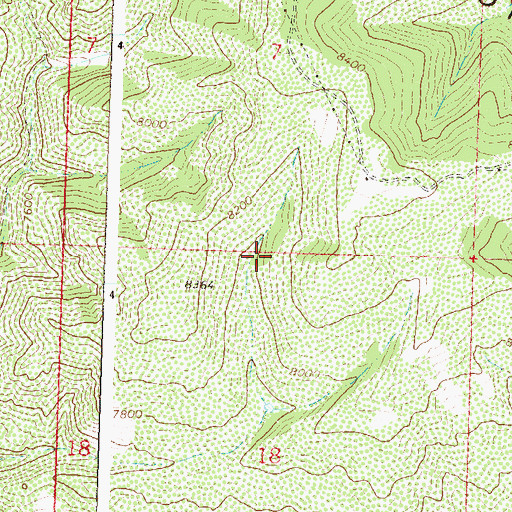 Topographic Map of Teepee Park Heliport, CO
