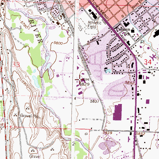 Topographic Map of West Area Power Administration Operations Center Heliport, CO
