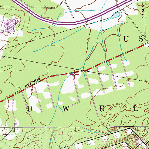 Topographic Map of Shiers Pond (historical), NJ